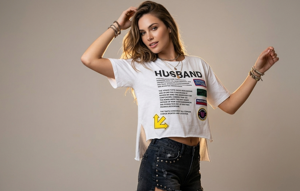 Letter Print Oversized T-Shirt — Women's Casual Loose Short Sleeve Top