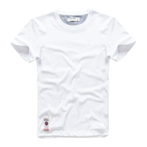 Men's Basic Solid Cotton T-Shirt (O-neck)
