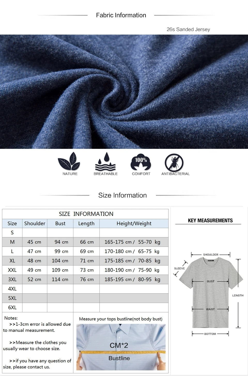 Men's Basic Solid Cotton T-Shirt (O-neck)