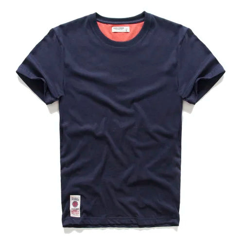 Men's Basic Solid Cotton T-Shirt (O-neck)