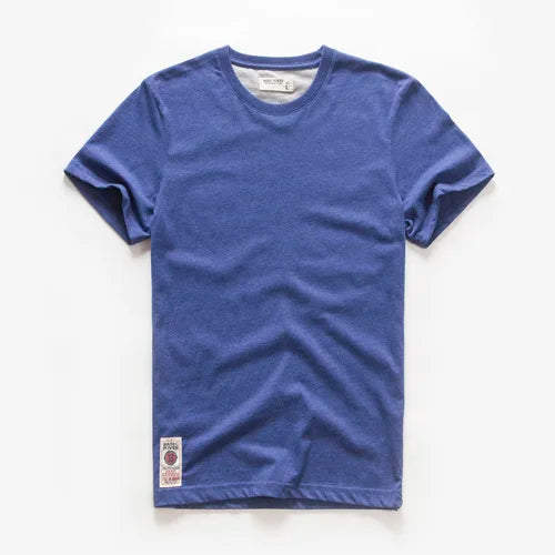 Men's Basic Solid Cotton T-Shirt (O-neck)