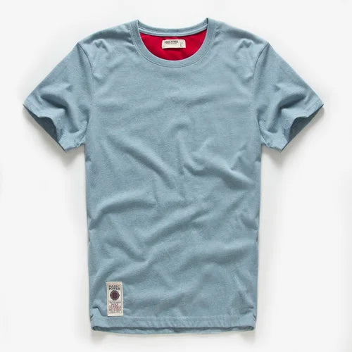 Men's Basic Solid Cotton T-Shirt (O-neck)