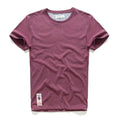 Men's Basic Solid Cotton T-Shirt (O-neck)