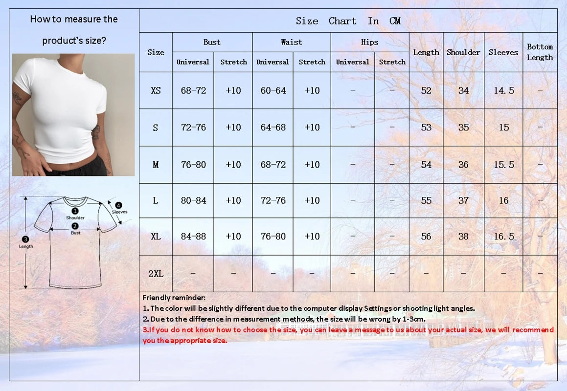 YEAE Women's Y2K Slim Fit Knitted Tee – Sporty O-Neck Short Sleeve Top
