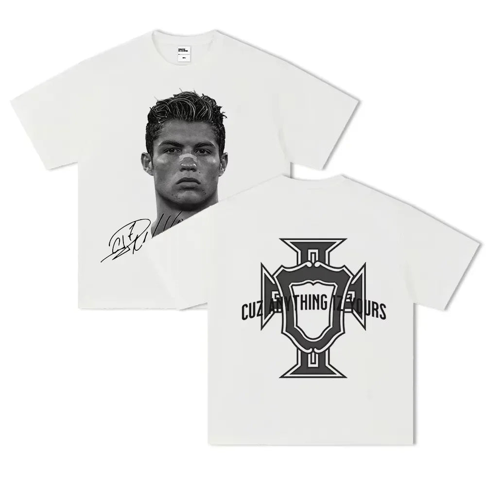 Neymar Graphic Streetwear T-Shirt – 100% Cotton Oversized Tee