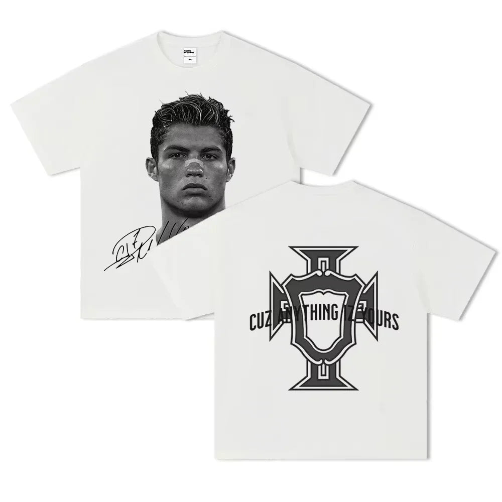 Neymar Graphic Streetwear T-Shirt – 100% Cotton Oversized Tee