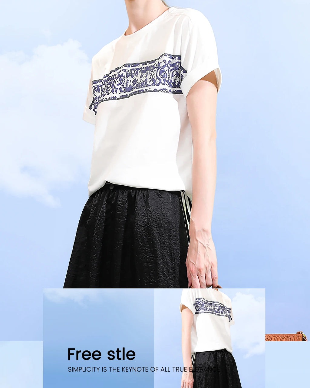 Women's Classic White Casual Tee — Short Sleeve Everyday Top
