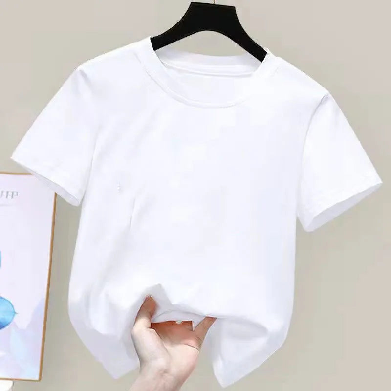 Classic Short-Sleeve Cotton Tee – Ultra-Soft Daily Wear for Kids & Teens