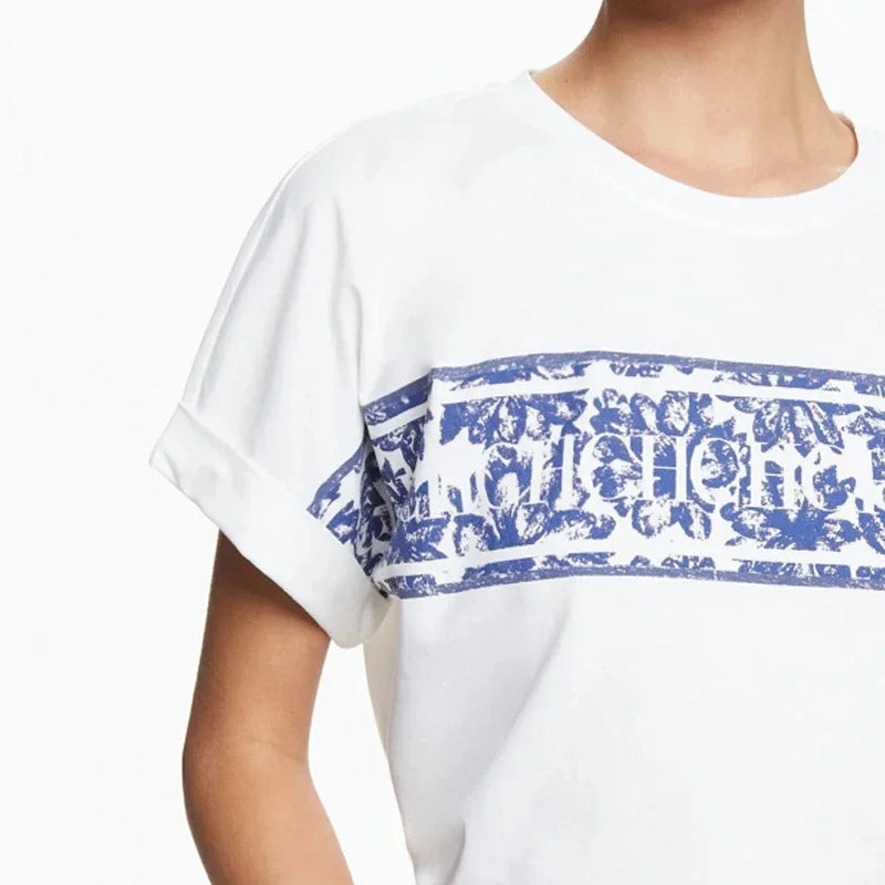 Women's Classic White Casual Tee — Short Sleeve Everyday Top