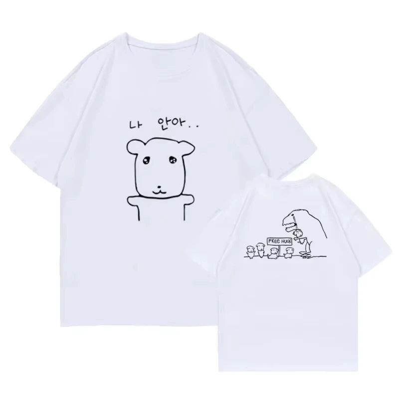 Women's Cute Harajuku Graphic T-Shirt – Casual Summer Slim Fit Top